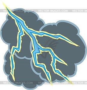 Lightning - vector clipart