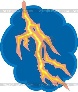 Lightning - vector clip art