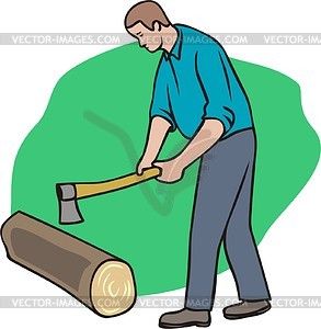 Lumberman - vector clipart