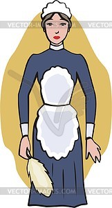 Maid - vector image