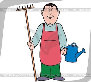 Gardener - vector clipart