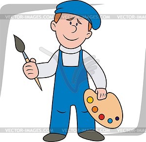 Painter - vector clipart / vector image