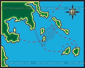 Map - vector EPS clipart