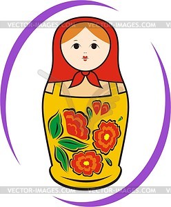 Matryoshka - vector image