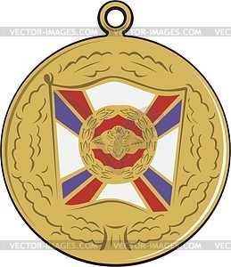 Медаль - векторное графическое изображение