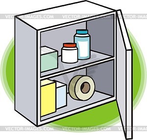 Medicine chest - vector clipart