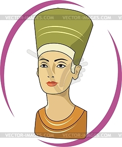 Nefertiti - vector image