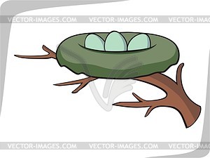 Nest - vector clipart