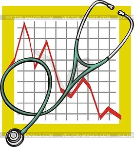 Phonendoscope - vector clip art