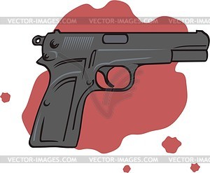 Pistol - vector clipart