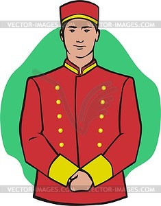 Porter - vector clipart