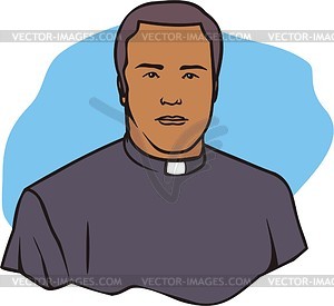 Priest - vector image