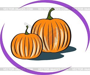 Pumpkins - vector clip art