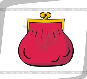 Coin purse - vector clipart