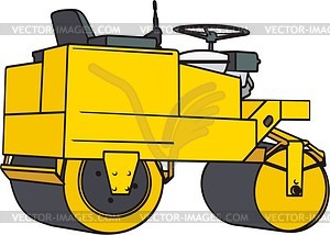 Road-roller - vector clipart