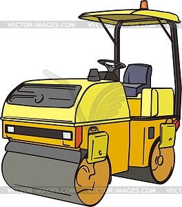 Road-roller - vector image