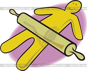 Rolling-pin - vector clipart