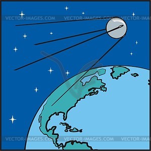 Satellite - vector clip art