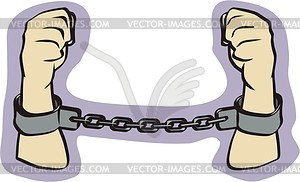 Shackles - vector clipart