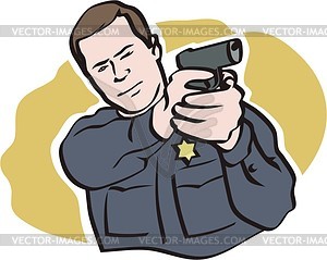 Sheriff - vector clipart / vector image