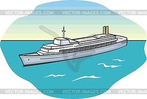 Корабль - изображение в формате EPS