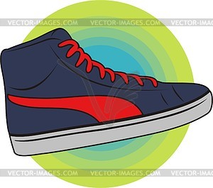 Gym shoes - vector clipart / vector image