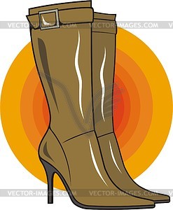 High boot - vector image