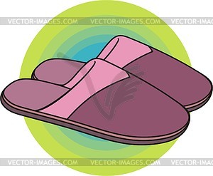 Slippers - vector clip art