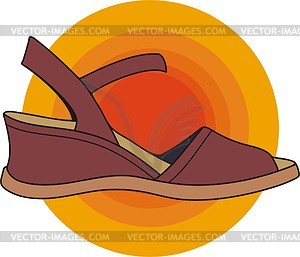 Sandals - vector image