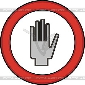 Sign - vector clip art