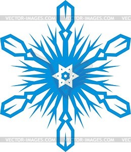 Snowflake - vector clipart