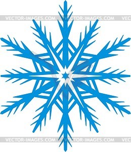 Snowflake - vector clip art