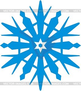 Snowflake - vector clipart / vector image