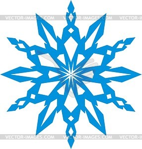Снежинка - стоковое векторное изображение
