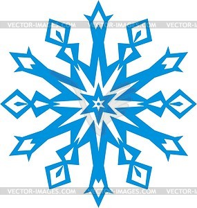 Snowflake - vector clip art