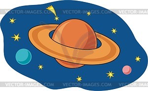 Saturn - vector clipart