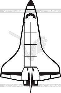 Space shuttle - vector clipart