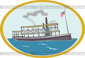 Steamboat - vector image