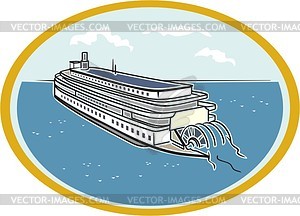 Steamboat - vector image