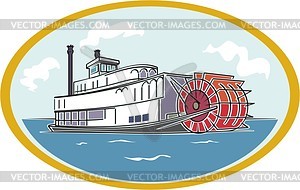 Steamboat - vector image