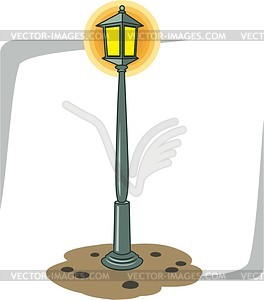 Street lamp - vector clipart