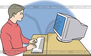 Student - vector image