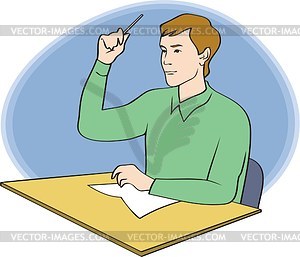 Student - vector clipart