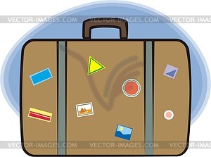 Suitcase - vector image