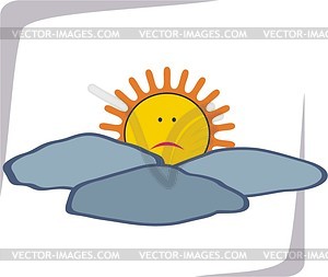 Sun - vector clipart