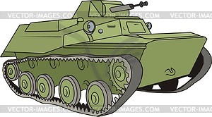 Tank T-40 - vector clipart