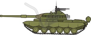 Tank T-80 - vector clipart