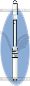 Space rocket Taurus - vector clipart