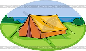 Tent - vector clip art