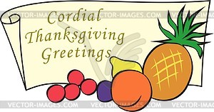 Thanksgiving Day - vector image